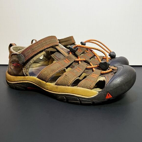 Kids KEEN Newport H2 Brown Waterproof Sandals / Size 5 - Picture 1 of 9